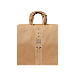 Ecopack Extra Wide Twisted Handle Paper Bags (1 Pack/25 Bags)