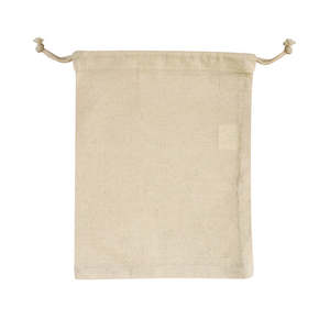 Ecobags Medium Natural Calico Drawstring Bag