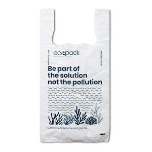 Ecopack Medium Recycled Plastic Bags (1 Carton/500 Bags)