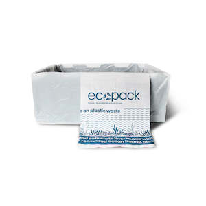Ecopack Recycled Plastic Crate Liners (1 Pack/100 Bags)