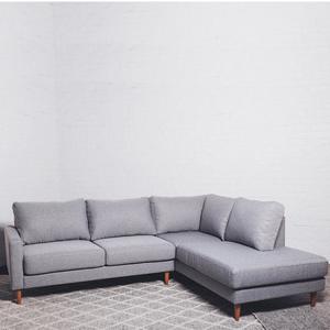 Scandinavian Furniture: Voyager modular sofa in loft grey
