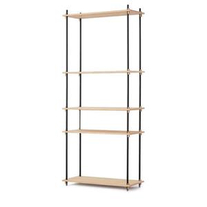 Scandinavian Furniture: Moebe Shelving System - Tall Oak