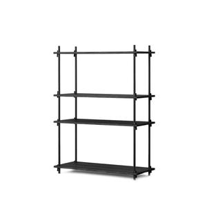 Scandinavian Furniture: Moebe Shelving System - Medium Black