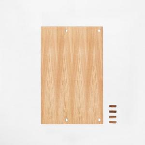 Scandinavian Furniture: Moebe Shelving System - Desk Oak