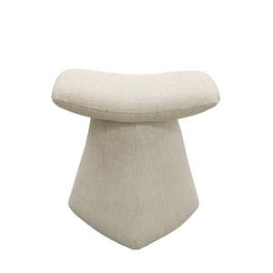 Stools: Bimini Ottoman in Kipton Alabaster