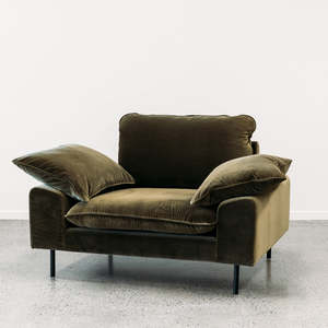 Sicily chair in cypress velvet