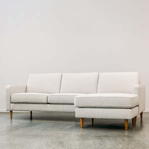 Custom Chanel Sofa: Chanel modular sofa in corey salt