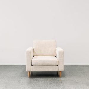 Custom Tango Sofa: Tango armchair in jake pumice