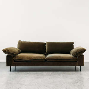 Sicily 3 seat sofa in theodora army