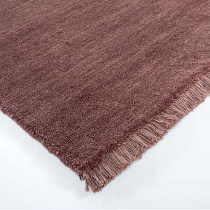 Products: Sandringham NZ wool rug in merlot