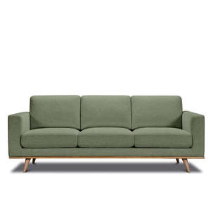 Willow 3 seat sofa in green