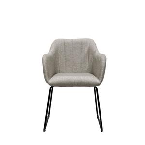 Folio fabric dining chair in grey