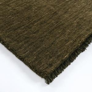 Sandringham NZ wool rug in moss