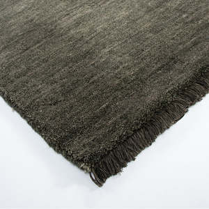 Sandringham NZ wool rug in forest