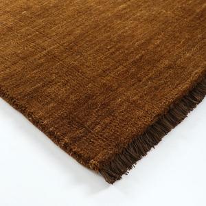 Sandringham NZ wool rug in pecan