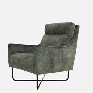 6 New Chairs: Denver accent chair in forest green