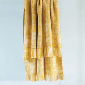 Oakham throw in ochre