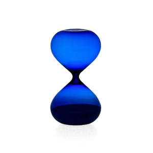 Glassware: Hourglass in Blue