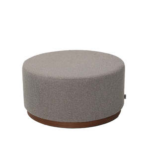 Hickory large ottoman in mushroom