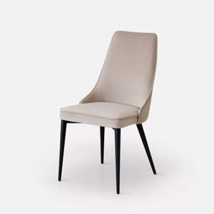 Alain dining chair in sand velvet