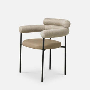 Alita Chairs Barstools: Alita dining chair in biscuit