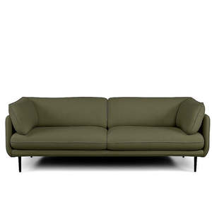 Clara Sofas: Clara 3 seat sofa in olive fabric