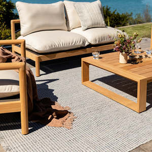 Rhodes outdoor rug | Slate