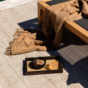 Outdoor Furniture: Rhodes outdoor rug | Teak