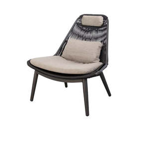 Alcala outdoor armchair | Charcoal