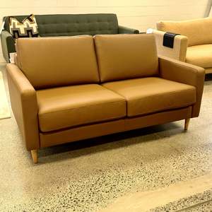 Custom Chanel Sofa: Chanel sofa in Matisse Caramel