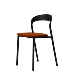 Pre Order 1: Olly dining chair in black & rust
