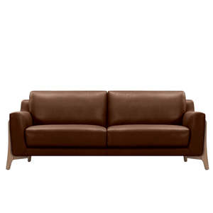 Pre Order 1: Gala 3 seat sofa in deep brown leather