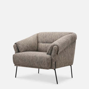 Avada Best Sellers: Saddle armchair in copper & grey