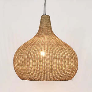 Drift natural rattan pendant