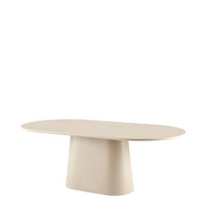 Outdoor Furniture: Podo outdoor dining table | Travertine - 1600mm