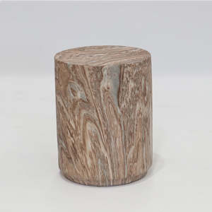 Stratta cylinder stool | Chocolate