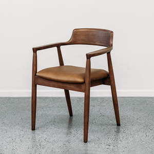 Maraetai: Ealing dining chair in walnut