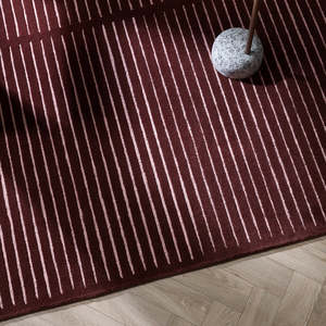 HALF PRICE Marlow Rug | Wine FLOORSTOCK