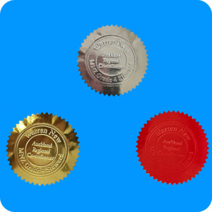 Embossing - Stamp City: Embossing Seal Stickers