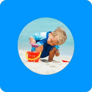 Ceramic Tile 20cm Round