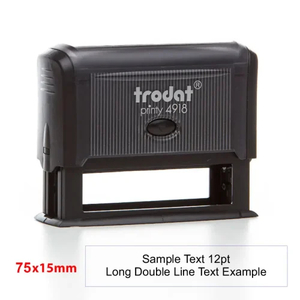 Products: Trodat Rectangular Stamp 75x15mm - Stamps Plus