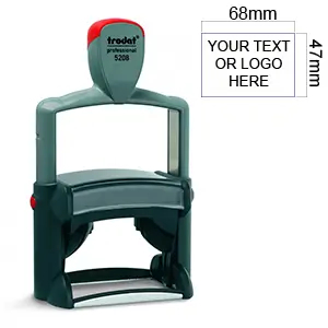 Rectangular stamp/heavy duty 68x47mm - Stamps Plus