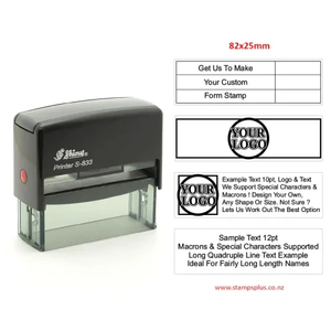 Rectangular Stamp 82x25mm - Stamps Plus