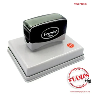 Rectangular stamp 100x75mm - Stamps Plus