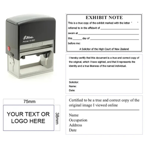 S830 Stamp 75X38MM Self Inking Legal Stamp - Stamps Plus