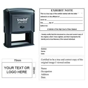 Trodat Stamp 75x38mm Self Inking Legal Stamp - Stamps Plus