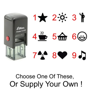 Round or square stamp 20mmx20mm - Stamps Plus
