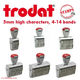 Manual 5mm character size numbering stamp – requires ink pad - Stamps Plus