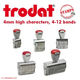 Manual 4mm character size numbering stamp – requires ink pad - Stamps Plus