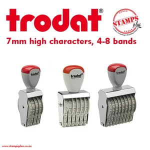 Products: Manual 7mm character size numbering stamp – requires ink pad - Stamps Plus